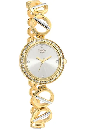 Titan Raga Viva Silver Dial Women Watch With Metal Strap