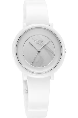 Titan Raga Ceramics White Dial Analog Ceramic Strap watch for Women
