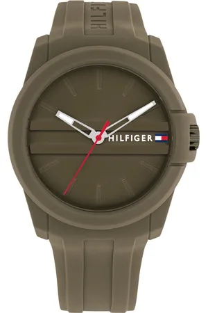 Tommy Hilfiger Quartz Analog Green Silicone Strap for Men