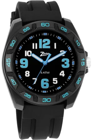 Titan By Titan Quartz Analog Black Dial Silicone Strap Watch for Kids