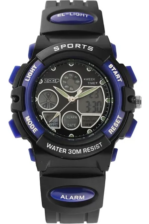 Titan Ana-Digi Quartz Digital Black Dial Plastic Strap Watch For Kids