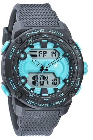 Fastrack Streetwear Blue Dial with Black Colour Strap Watch for Guys
