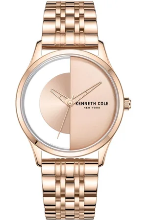 Kenneth Cole Quartz Analog Rose Gold Dial Stainless Steel Strap Watch for Women