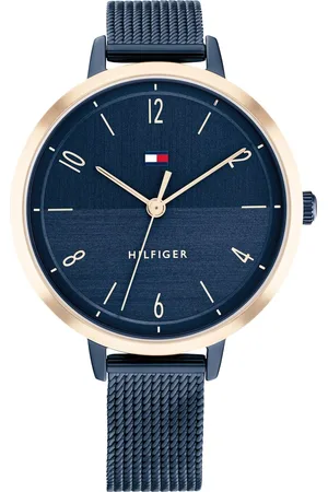 Tommy Hilfiger Quartz Analog Blue Dial Stainless Steel Strap Watch for Women
