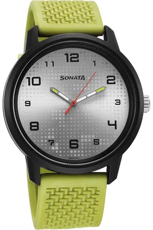 Sonata Volt Quartz Analog Multicoloured Dial Polyurethane Strap Watch for Men