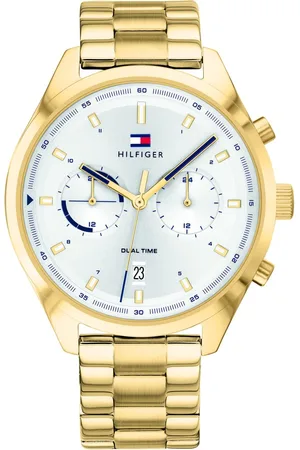 Tommy Hilfiger Quartz Multifunction Silver Dial Stainless Steel Strap Watch for Men