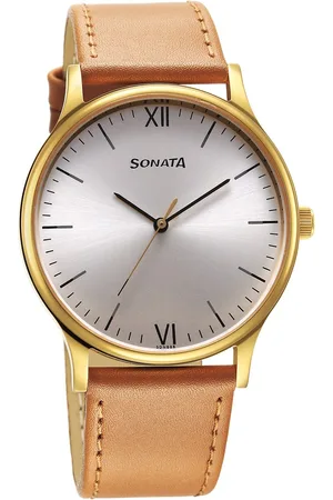 Sonata Quartz Analog Silver Dial Watch for Men