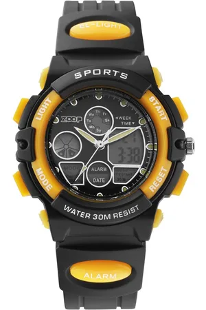 Titan By Titan AnaDigi Quartz Analog Digital Black Dial Plastic Strap Watch for Kids