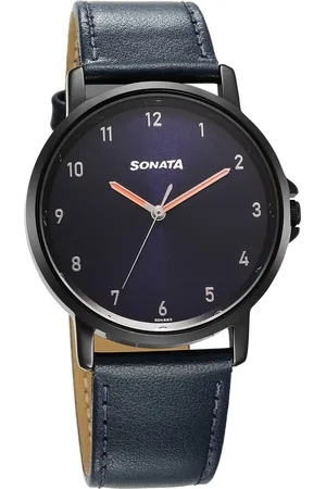 Sonata Quartz Analog Blue Dial Watch for Men