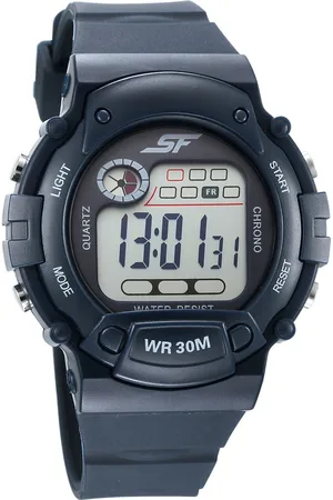 Sonata Digital Dial Grey Plastic Strap Watch for Men