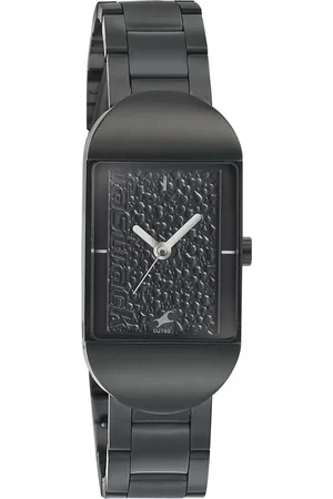 Fastrack Go Skate Quartz Analog Black Dial Stainless Steel Strap Watch for Girls