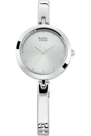 Titan Raga Viva Grey Dial Women Watch With Metal Strap