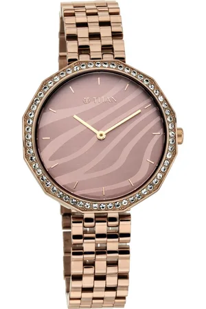 Titan Animalia Multicoloured Dial Quartz Analog Stainless Steel Strap Watch for Women