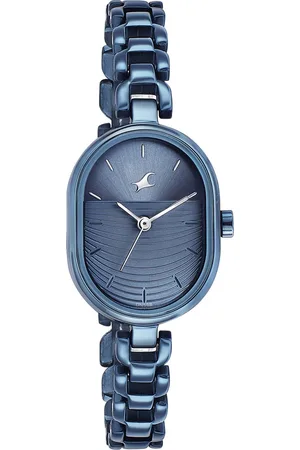 Fastrack Style Up Blue Dial Metal Strap Watch for Girls