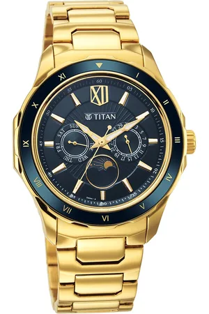 Titan Regalia Premium Green Dial Quartz Multifunction Stainless Steel Strap watch for Men
