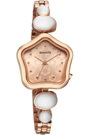 Sonata Utsav Rose Gold Dial Watch for Women