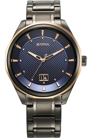 Titan Regalia Opulent Quartz Analog Silver Dial Silver Stainless Steel Strap Watch for Men