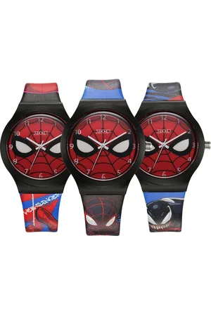 Titan By Titan Disney Interchangeable Quartz Analog Red Dial Plastic Strap Watch For Kids