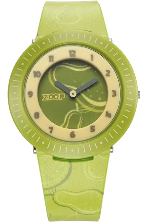 Titan By Titan Fruit Story Quartz Analog Green Dial Plastic Strap Watch For Kids