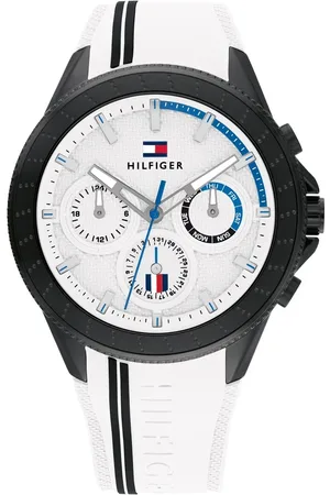Tommy Hilfiger White Dial Quartz Multifunction Watch for Men
