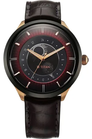 Titan Caleum Sun Moon Phase in Scarlet Red - Stellar Edition