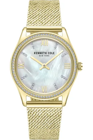 Kenneth Cole Quartz Analog Mother Of Pearl Dial Stainless Steel Strap Watch For Women