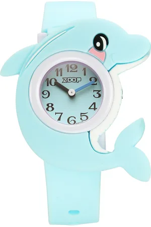 Titan Zoop By Friends from Nature Quartz Analog Blue Dial Plastic Strap Watch For Kids