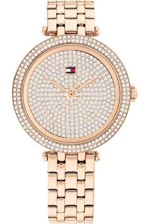 Tommy Hilfiger Analog Rose Gold Dial Rose Gold Color Stainless Steel Strap Watch For Women