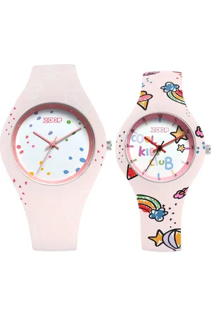 Titan By Titan Mini Me Collection (Parent and Child) Quartz Analog Multicoloured Dial With Silicone Strap Watch