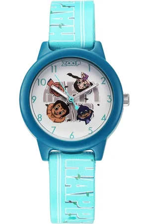 Titan By Titan Chhota Bheem Quartz Analog White Dial Multicoloured Plastic Strap Watch For Kids
