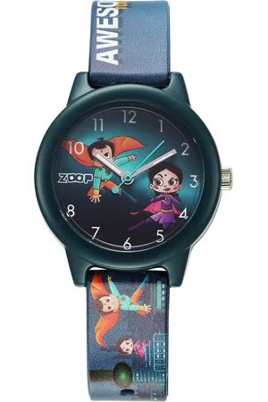 Titan By Titan Chhota Bheem Quartz Analog Multicoloured Dial Multicoloured Plastic Strap Watch For Kids