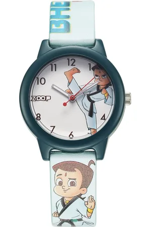 Titan By Titan Chhota Bheem Quartz Analog Multicoloured Dial Multicoloured Plastic Strap Watch For Kids