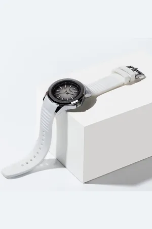 Sonata Poze Quartz Analog White Dial Plastic Strap Watch For Men