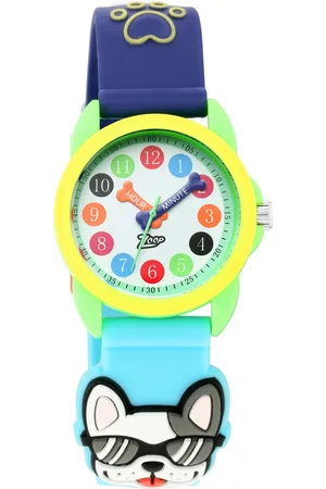 Titan By Titan Quartz Analog White Dial PU Strap Watch for Kids
