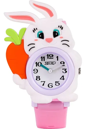 Titan Titan Friends from Nature Quartz Analog Pink Dial Plastic Strap watch For Kids