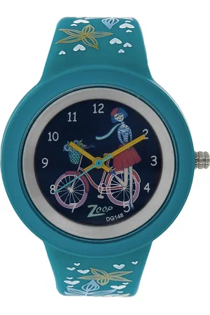 Titan By Titan Quartz Analog Blue Dial PU Strap Watch for Kids