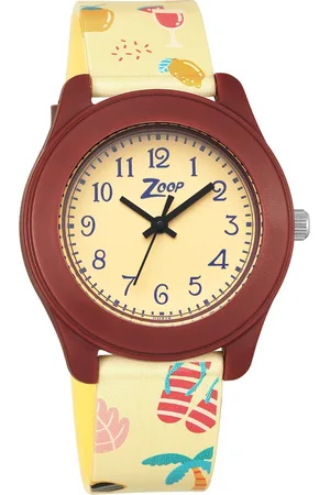 Titan By Titan Outdoor life Yellow Dial Plastic Strap for Kids