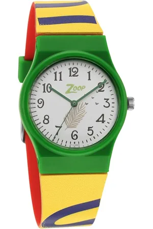 Titan By Titan Quartz Analog White Dial Plastic Strap Watch for Kids