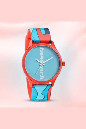 Fastrack Topicals Quartz Analog Blue Dial Silicone Strap Unisex Watch