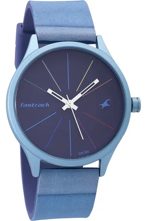 Fastrack Topicals Quartz Analog Blue Dial Silicone Strap Unisex Watch