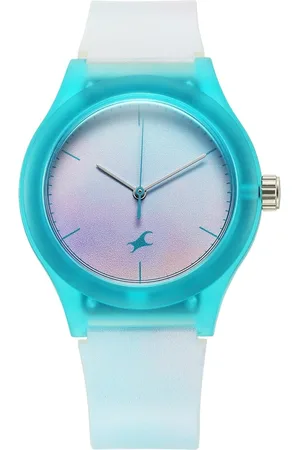 Fastrack Tees Urbanique Quartz Analog Multicoloured Dial Silicon Strap Watch For Girls