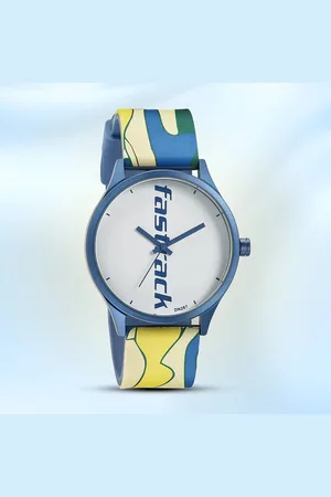 Fastrack Topicals Quartz Analog White Dial Silicone Strap Unisex Watch