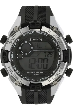 SF Digital Dial Plastic Strap Watch for Men