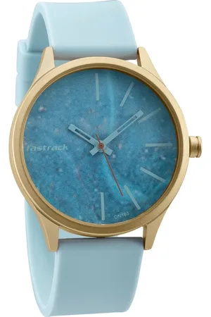 Fastrack Topicals Quartz Analog Blue Dial Silicone Strap Unisex Watch