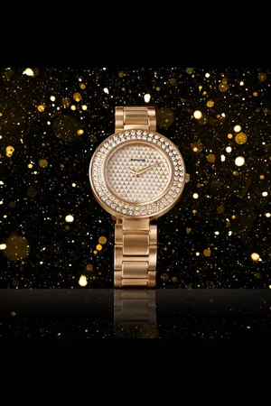 Sonata Blush It Up Rose Gold Dial Women Watch With Stainless Steel Strap