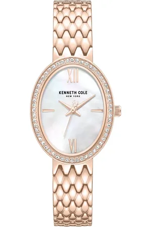 Kenneth Cole Quartz Analog White Dial Rose Gold Colour Stainless Steel Strap Watch For Women