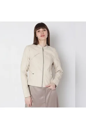 Womens Outerwear | Brixton Utopia Jacket Black/Off White • TheGreenerBlue