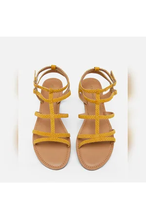 Dark Brown Nell Gladiator Sandals - CHARLES & KEITH IN
