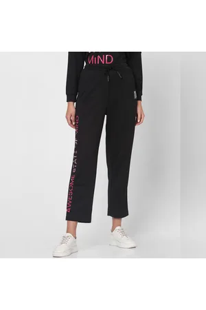 Black High Rise Co-ord Set Sweatpants