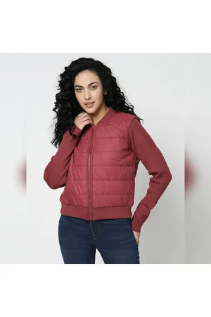 Buy Maroon Jackets & Coats for Women by Teamspirit Online | Ajio.com